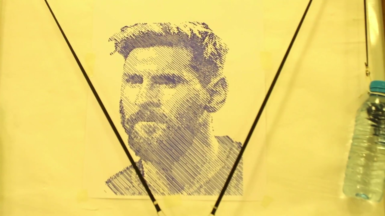 V-Plotter in action & Tutorial