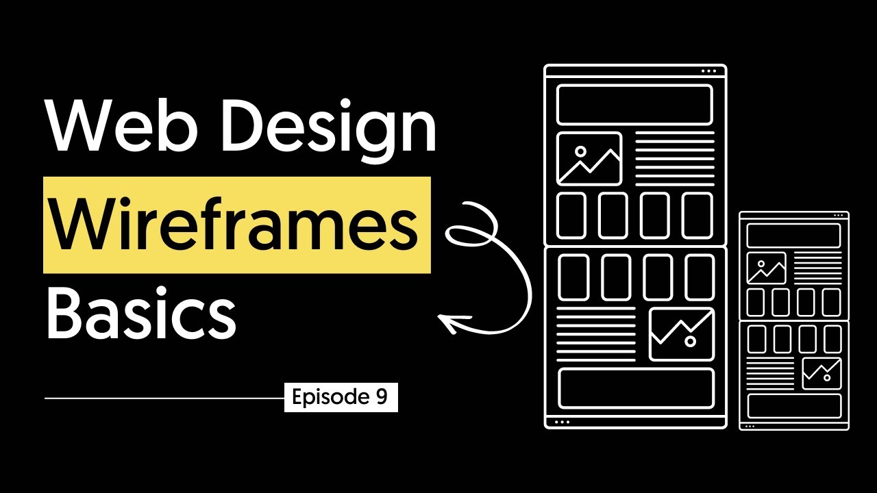 Wireframes im Webdesign nutzen - Kostenloser Webdesign Kurs | Episode 9