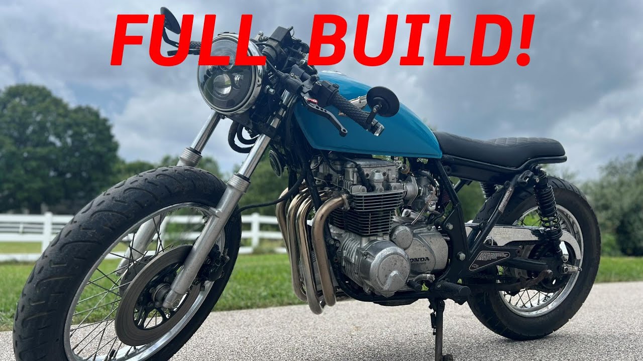 Complete Cafe Racer Build (Time-Lapse)! |1981 Honda CB650