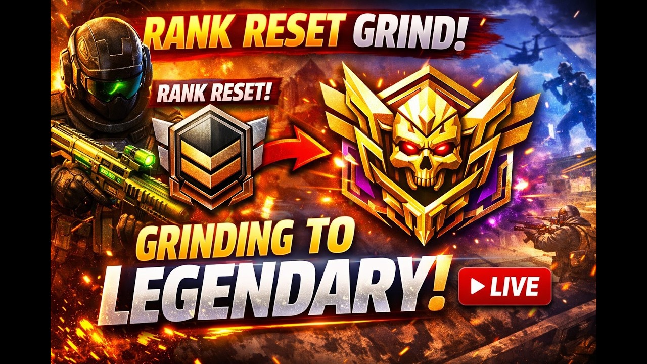 CODM Rank Reset 🔥 Grinding to Legendary LIVE | UAE Ranked Push. The best player in the UAE