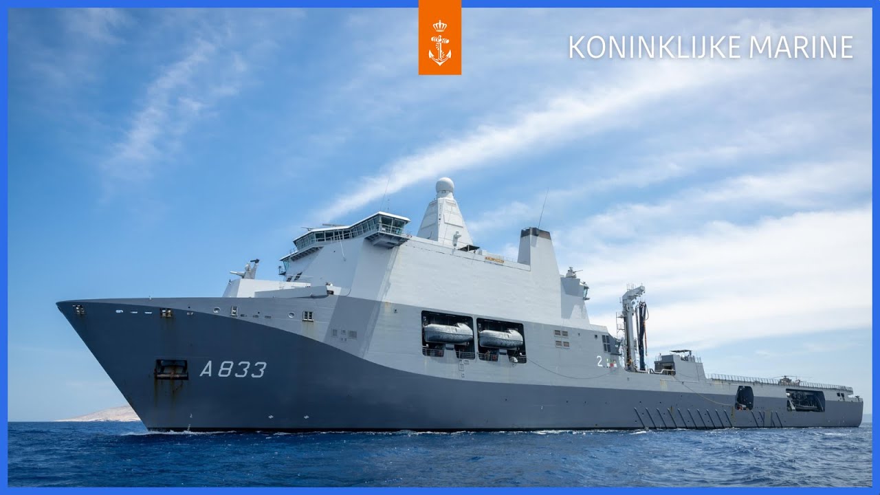 Zr.Ms. Karel Doorman aangekomen in Rode Zee voor Operatie Aspides