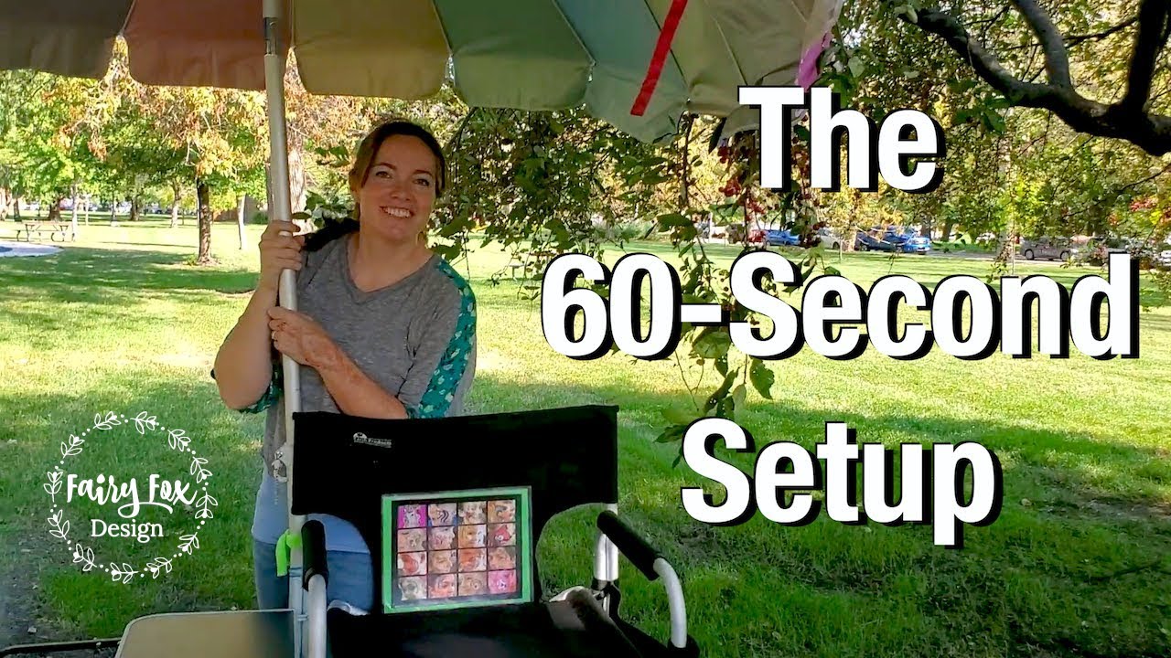 The 60-Second SETUP - Easy Outdoor Face Painting Station