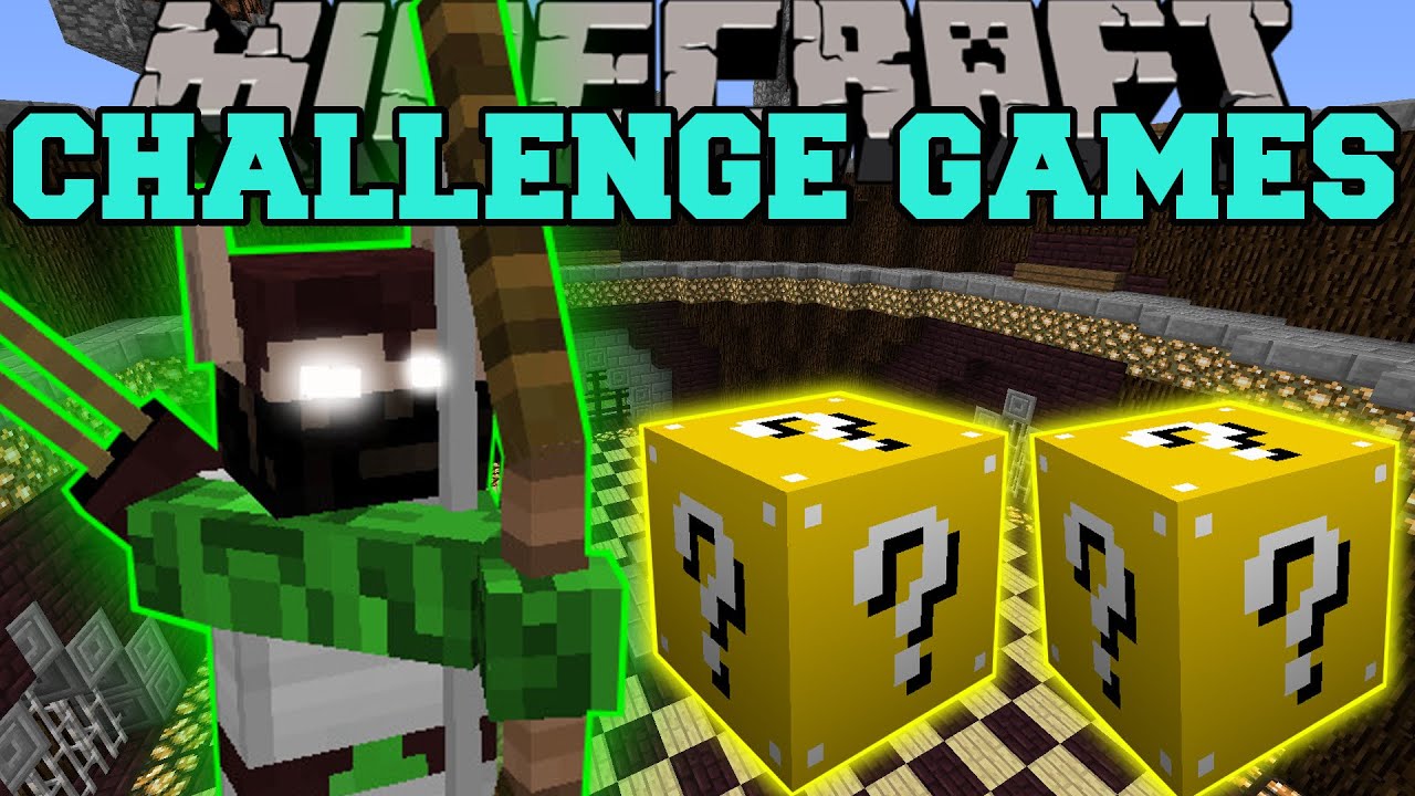 Minecraft: ИГРЫ-ИСПЫТАНИЯ ОХОТНИКОВ НА ЭЛЬФА - Мод Lucky Block - Мини-игра с модами