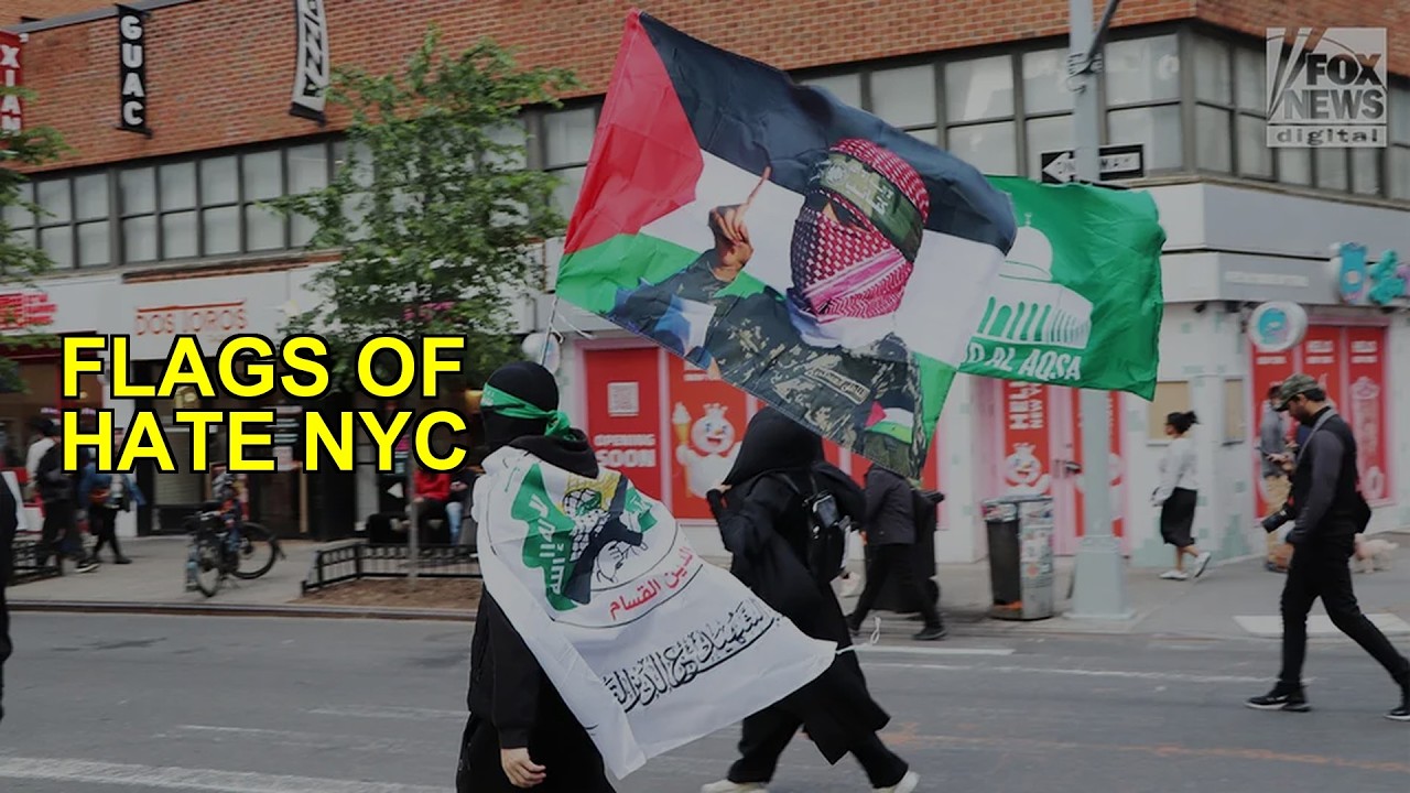 Hamas & Hezbollah Flags Fly as Terror Plot Unveiled
