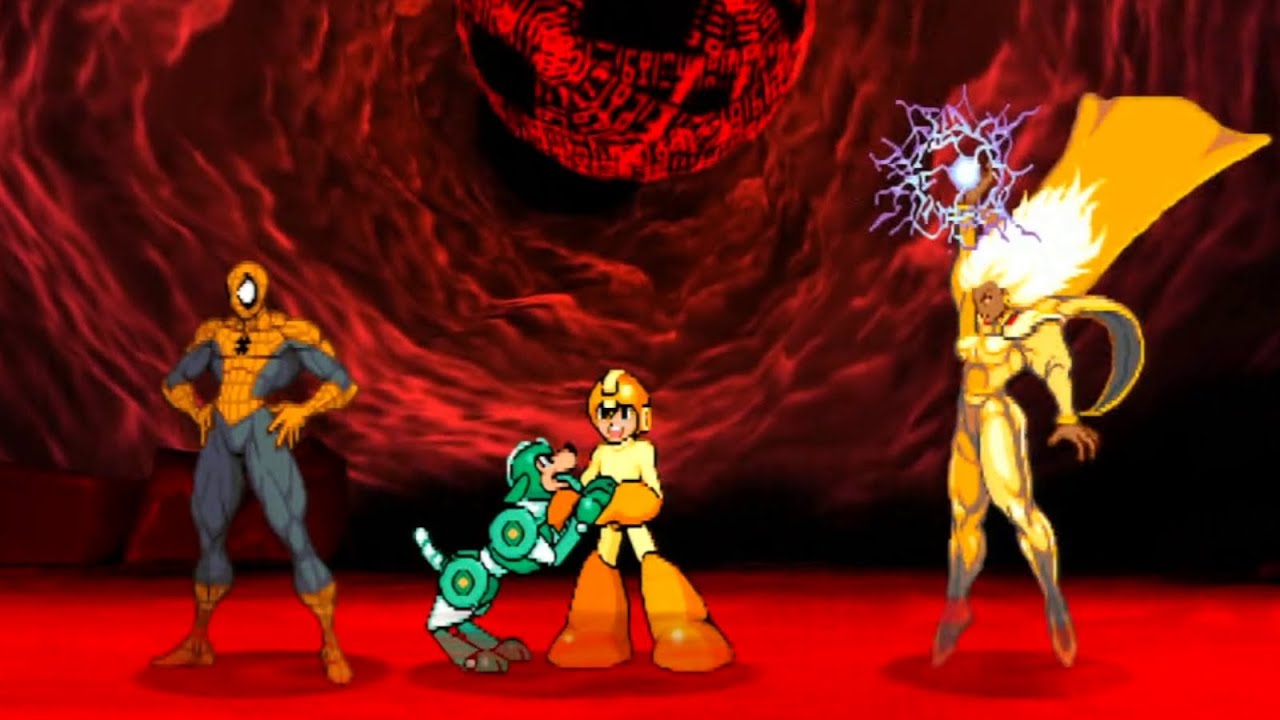 Marvel VS Capcom 2 - Spider-Man/Megaman/Storm - Expert Difficulty Playthrough