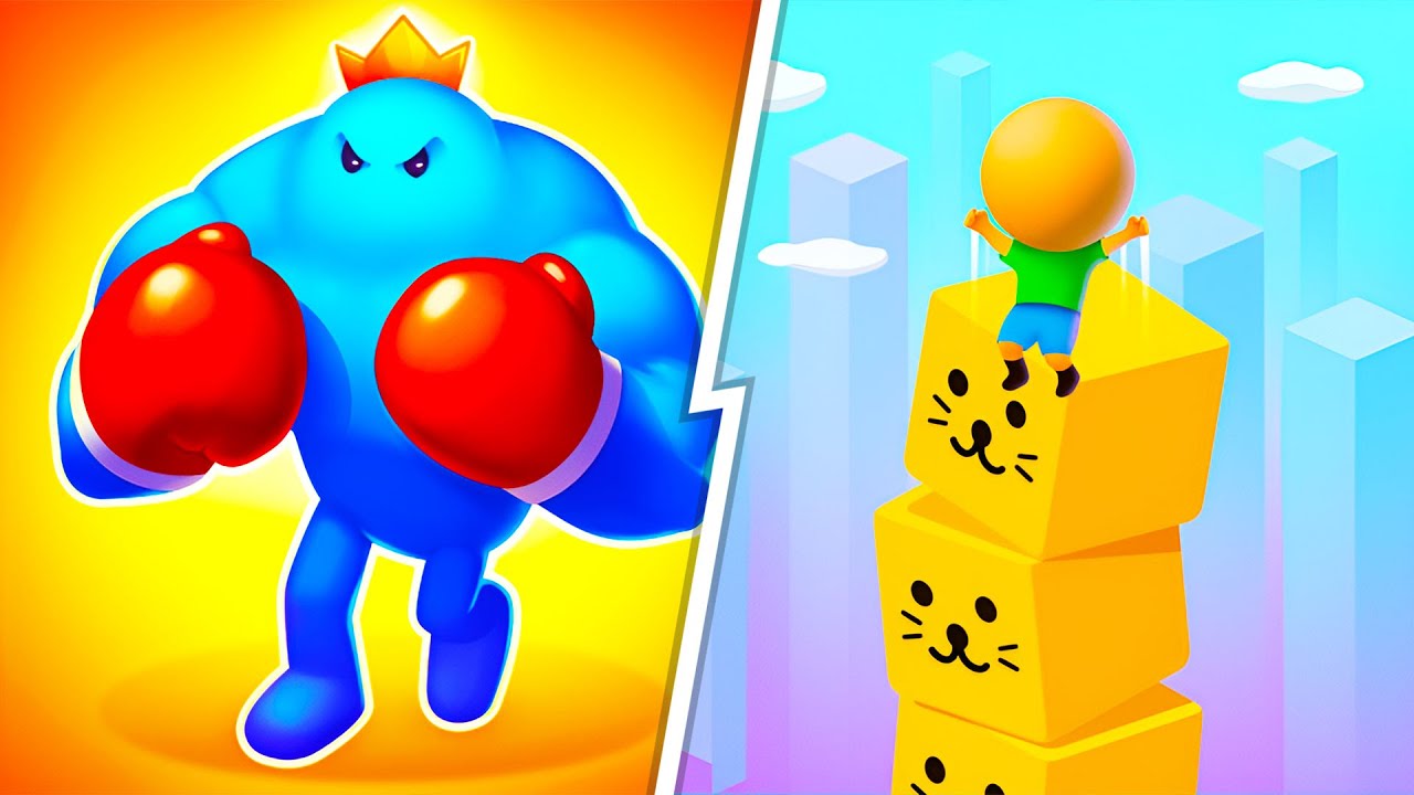 Punchy Race VS Cube Surfer 🔥 Max Level SpeedRun Gameplay (Android,iOS) NEW UPDATE Ep 784