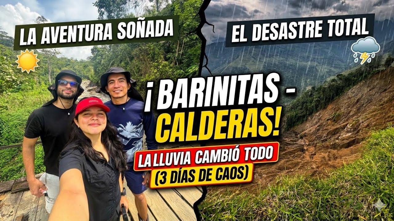 Sobreviviendo 3 días en la montaña 🥵 De Barinitas a Calderas bajo la tormenta ⛈️
