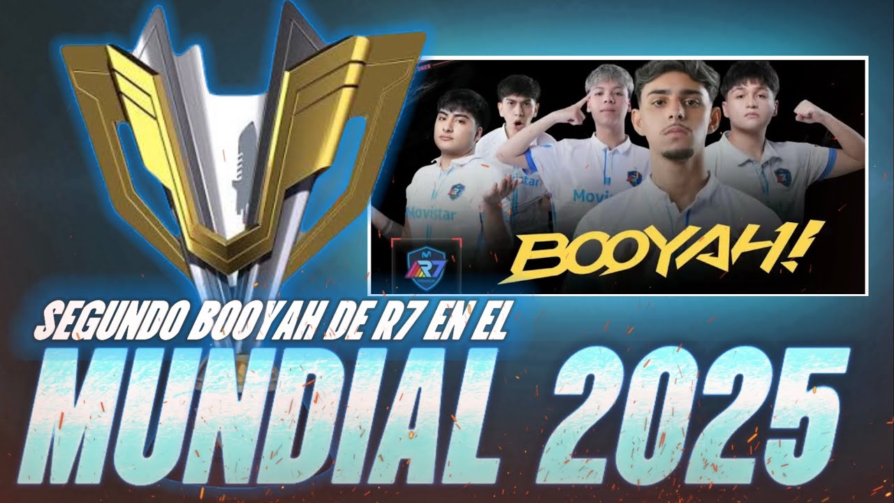 SEGUNDO BOOYAH DE R7💙🌈TERCER BOOYAH PARA LATAM🔥 MUNDIAL FF2025 || #jfgames50k #freefire 