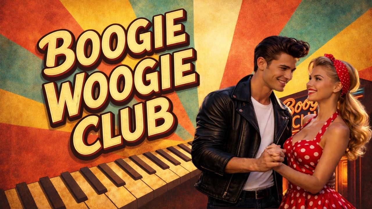BOOGIE WOOGIE CLUB - 🎧  6-Track High-Energy Rockabilly Boogie Set - HONEST ROCK & ROLL #rocknroll