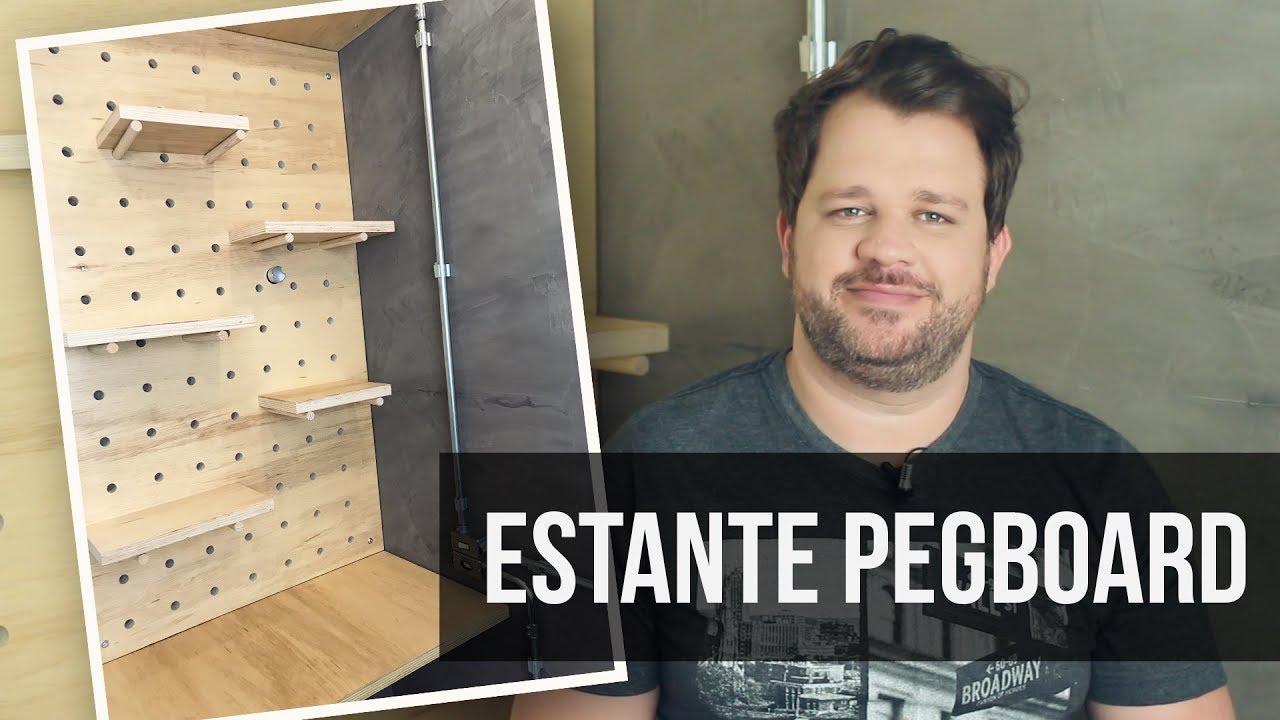 Reforma da Cozinha: Como fazer uma Estante Pegboard
