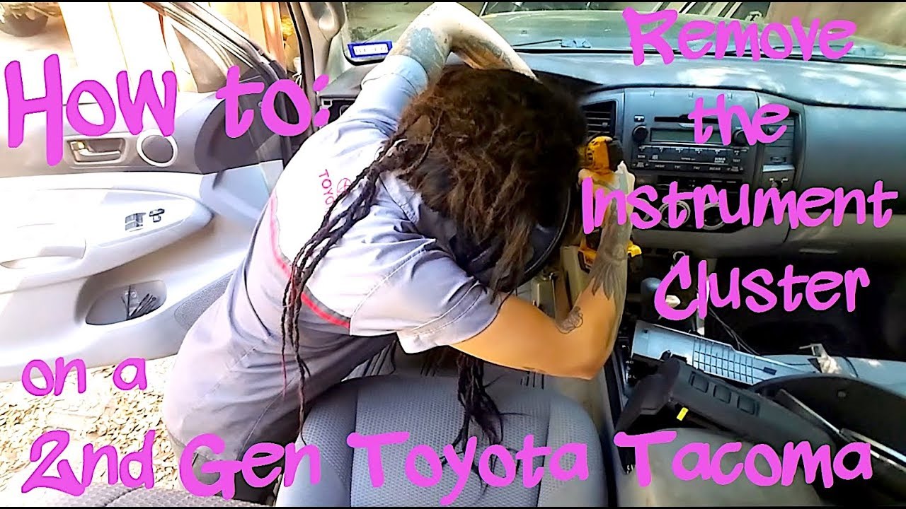 Removing the Instrument Cluster on 2nd Generation (2005- 2015) Toyota Tacoma