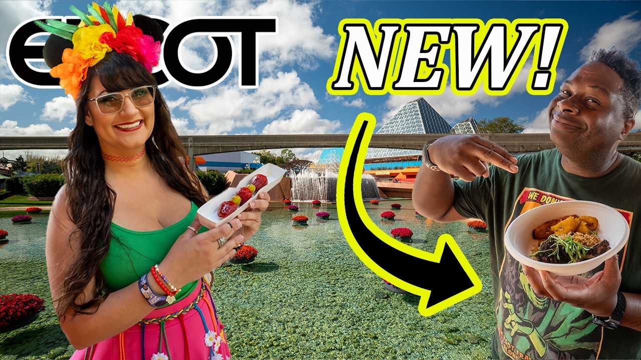 Disney World EPCOT Flower and Garden Festival NEW FOOD 2026🌼