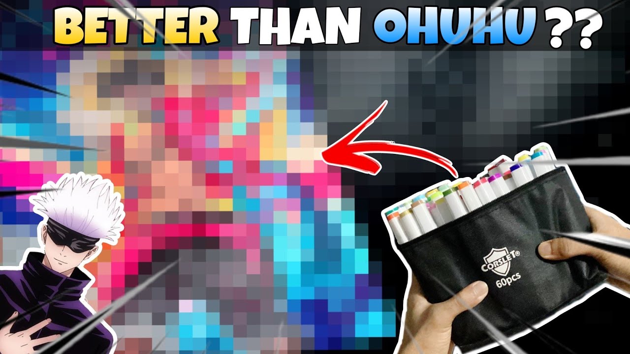 Are These Cheap Alcohol Markers Better Than Ohuhu ?🤔 | Corslet Alcohol Markers Review | ARTISIME