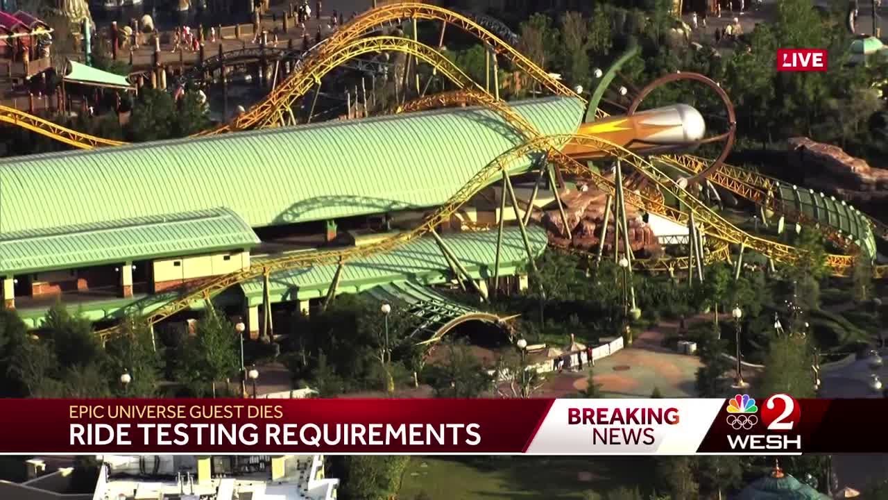 Rollercoaster builder provides insight on safety test after Epic Universe guest dies