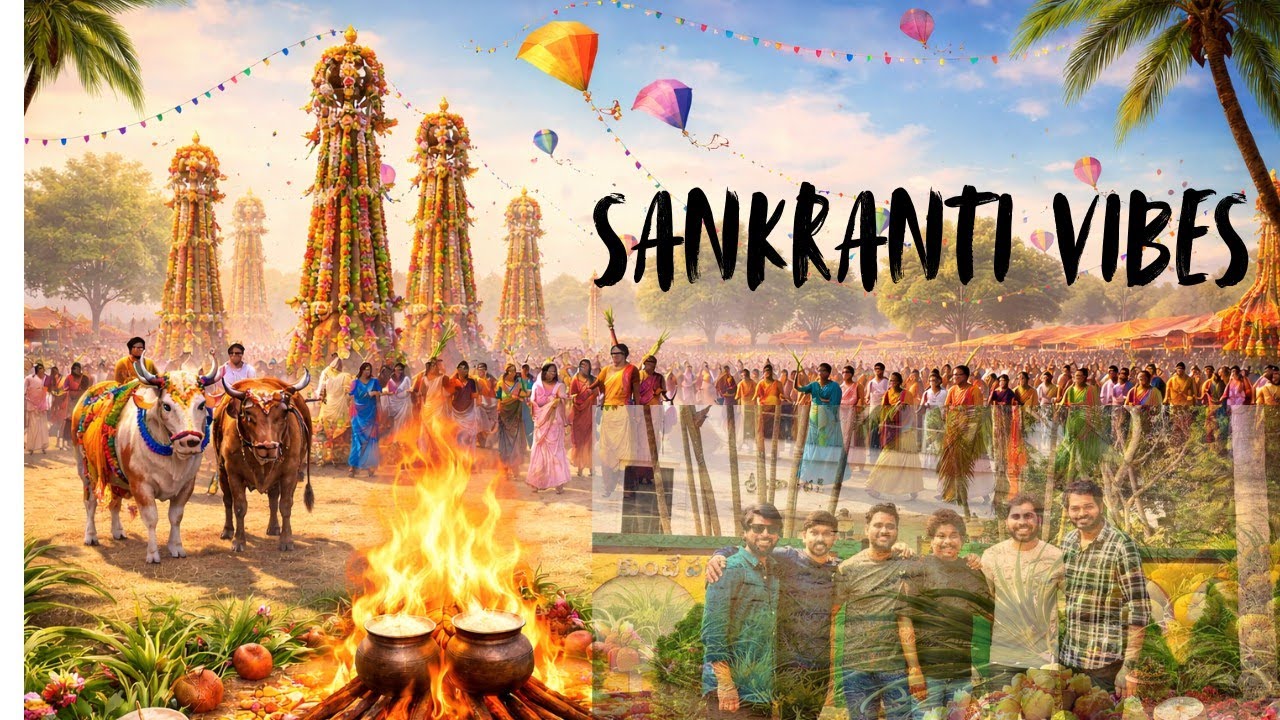 Sankranti Festival Vlog | Food, Fun & Flying Kites 🪁