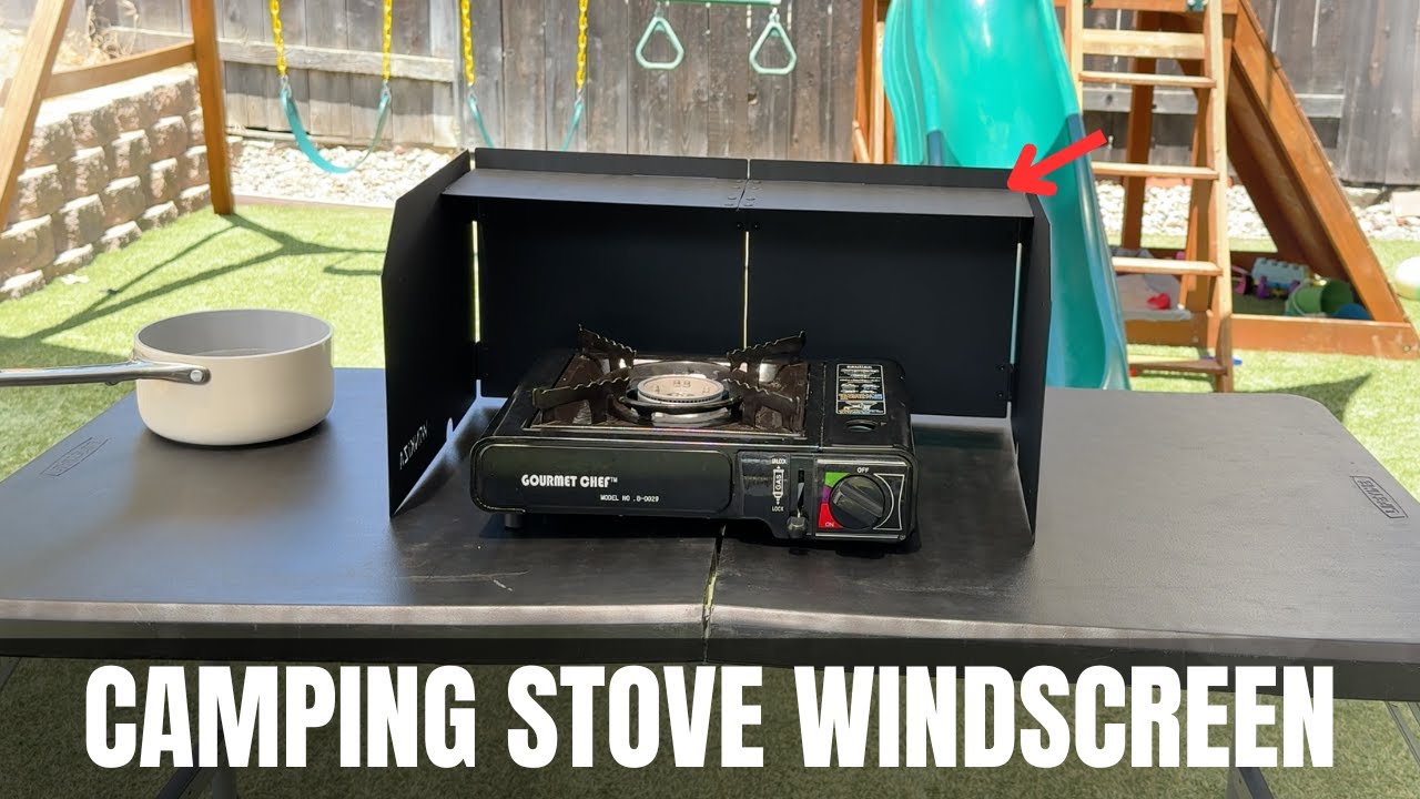 WINKIZA Camping Stove Windscreen: Review & Demo for Outdoor Cooking!
