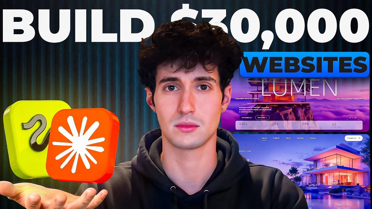 Создавайте сайты за $30 000 с помощью Claude + Higgsfield