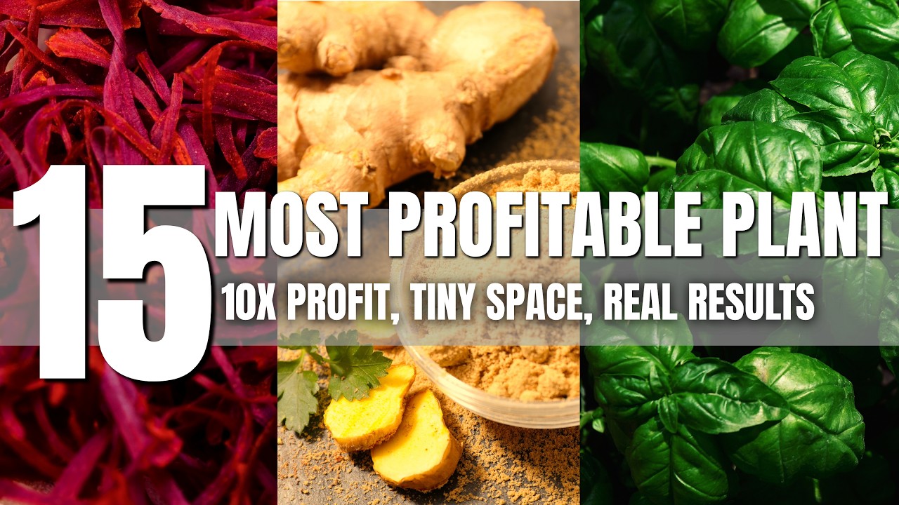 15 HIGH PROFIT crops that can make you a MILLIONAIRE