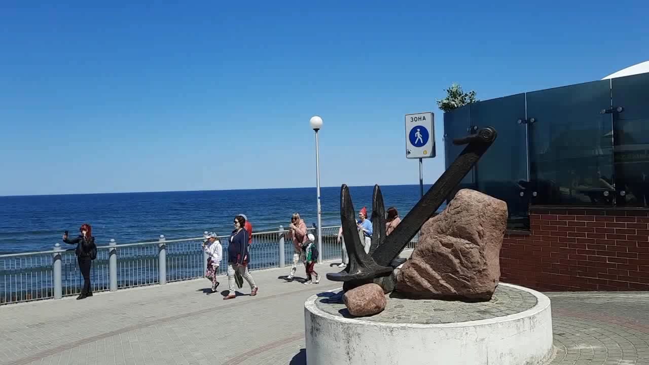 Сравниваем Балтику и Черноморское побережье. Светлогорск. Променад.
