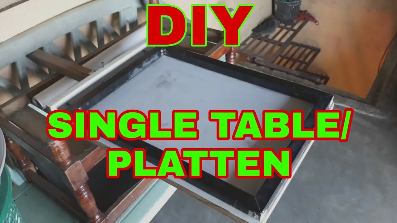 (DIY) TUTORIAL HOW TO MAKE YOUR OWN SINGLE TABLE MULTI COLOR SILKSCREEN | TAGALOG