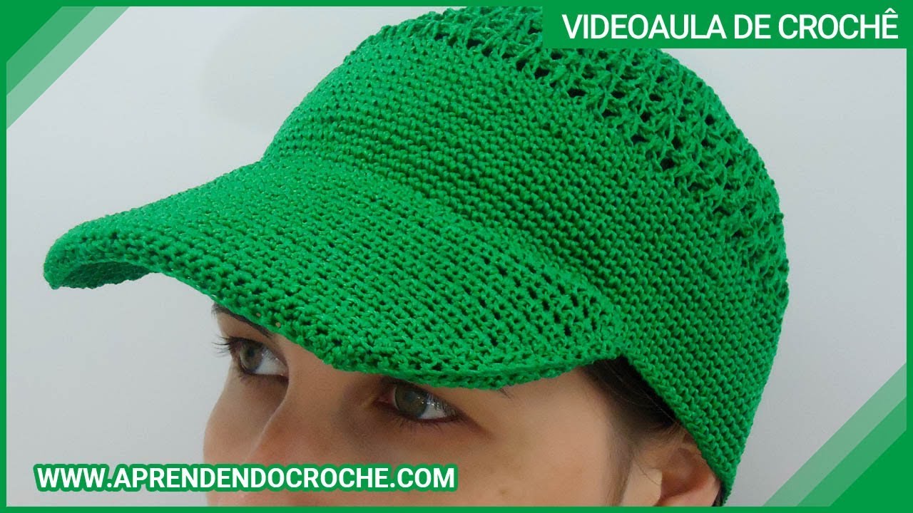 Boné de Crochê Brasil