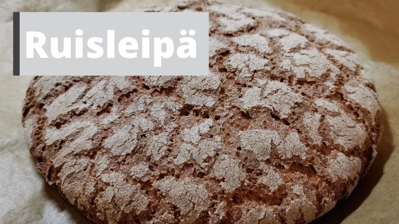 Perinteinen Ruisleipä Juureen (Kotitekoinen - English Recipes in caption)