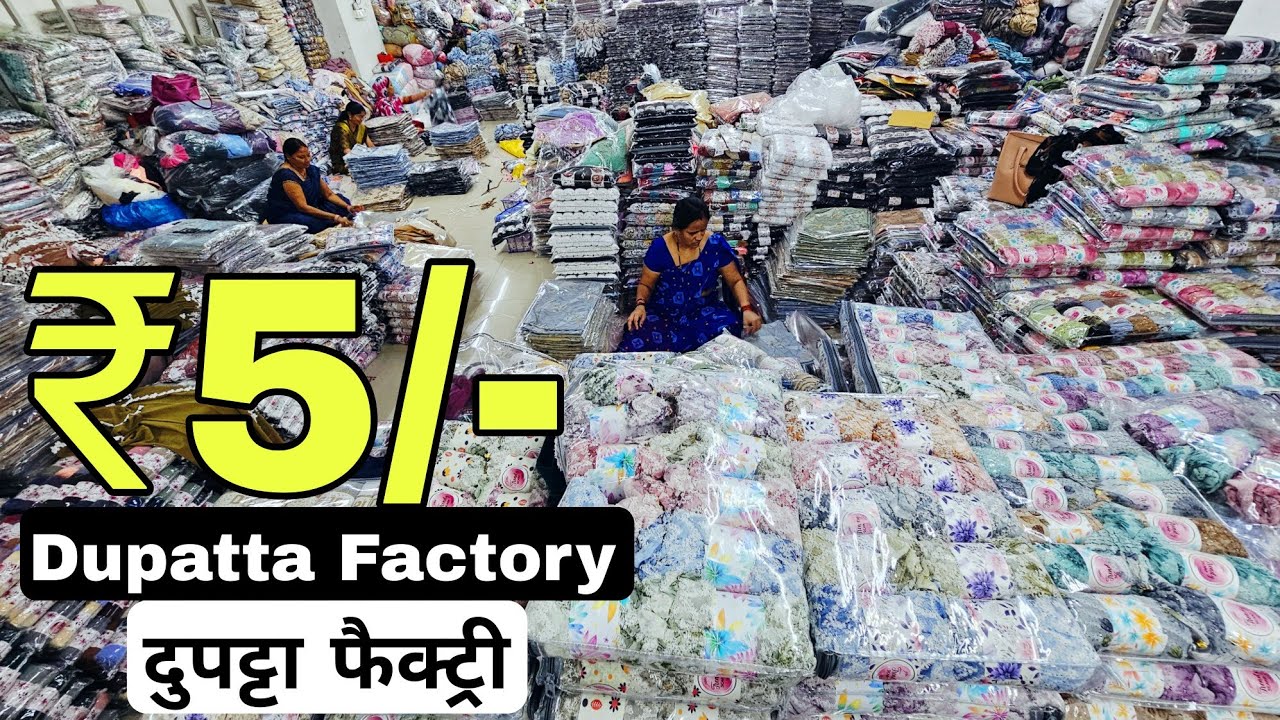 Dupatta wholesale market in surat Dupatta manufacturer in surat dupatta factory surat VANSHMJ