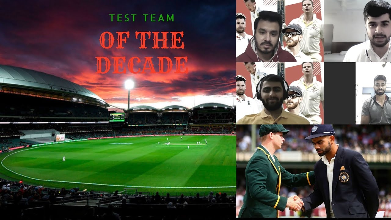 🔥 🏏TEST TEAM OF THE DECADE! | ICC | (2010-2019)