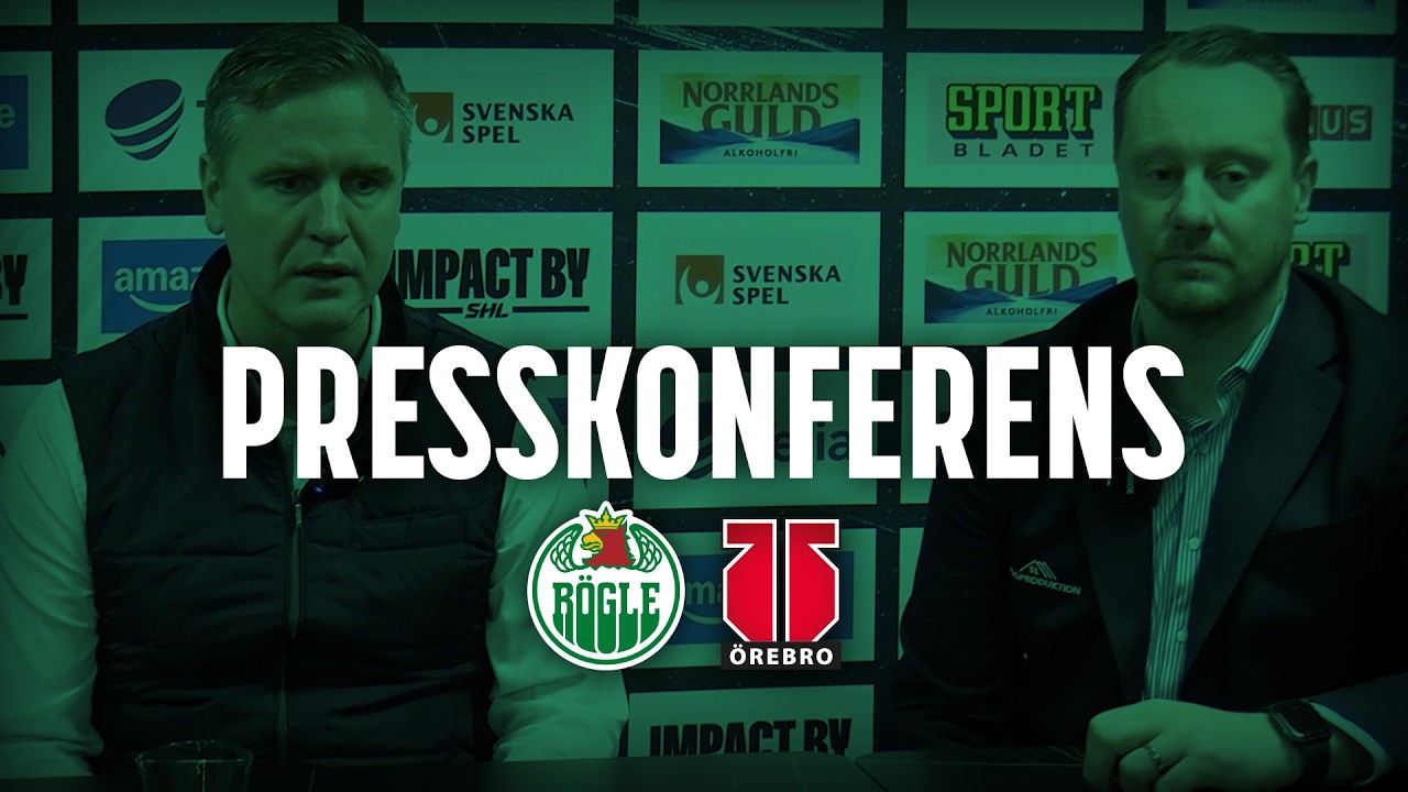 Presskonferens: Rögle - Örebro 2-3 ÖT