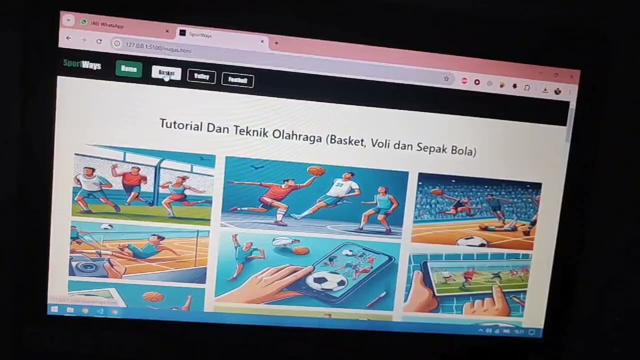Web Promotion SportWays | Ariel Ihza Mahendra