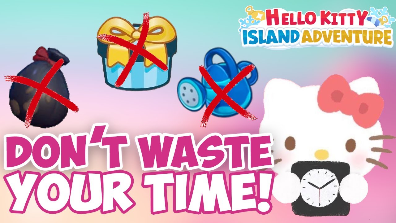 What NOT to do daily in Hello Kitty Island Adventure