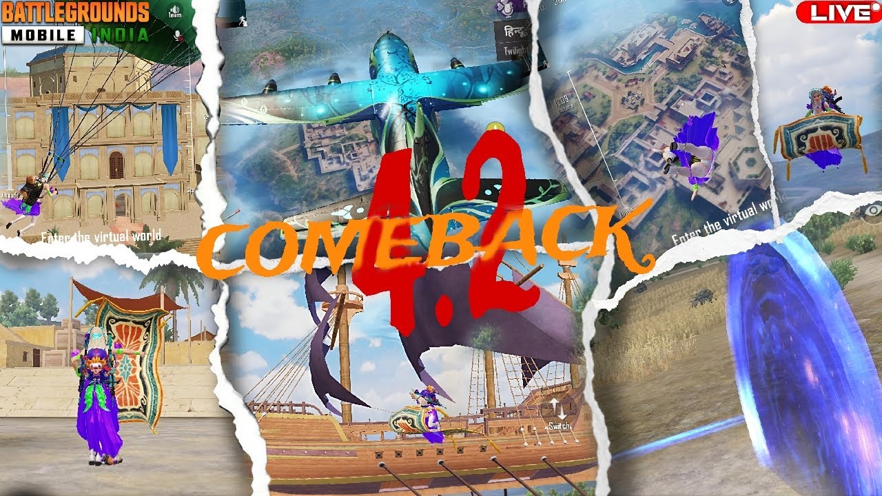 BGMI Live Stream 4.2 Update / Full Game Play With Live Stream  JanuGamingLive🫂 #bgmilive #bgmi