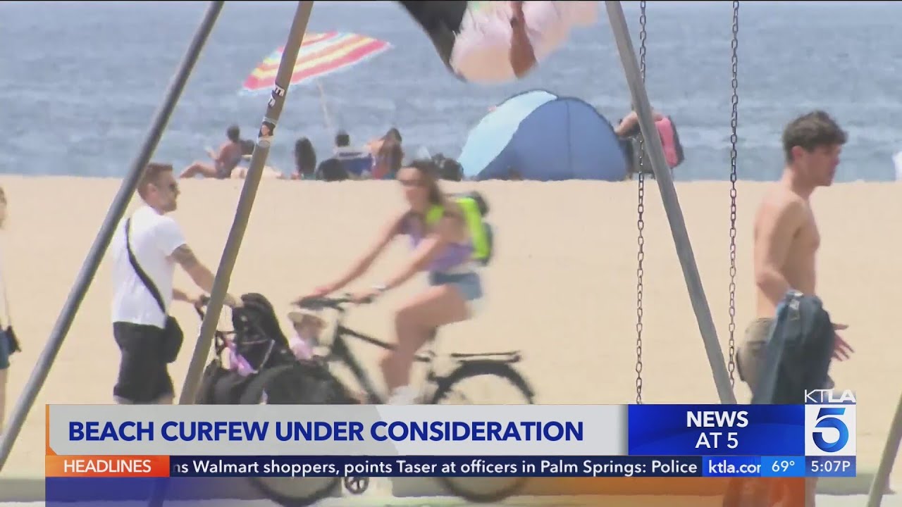 Curfew for Santa Monica beach under consideration over safety concerns