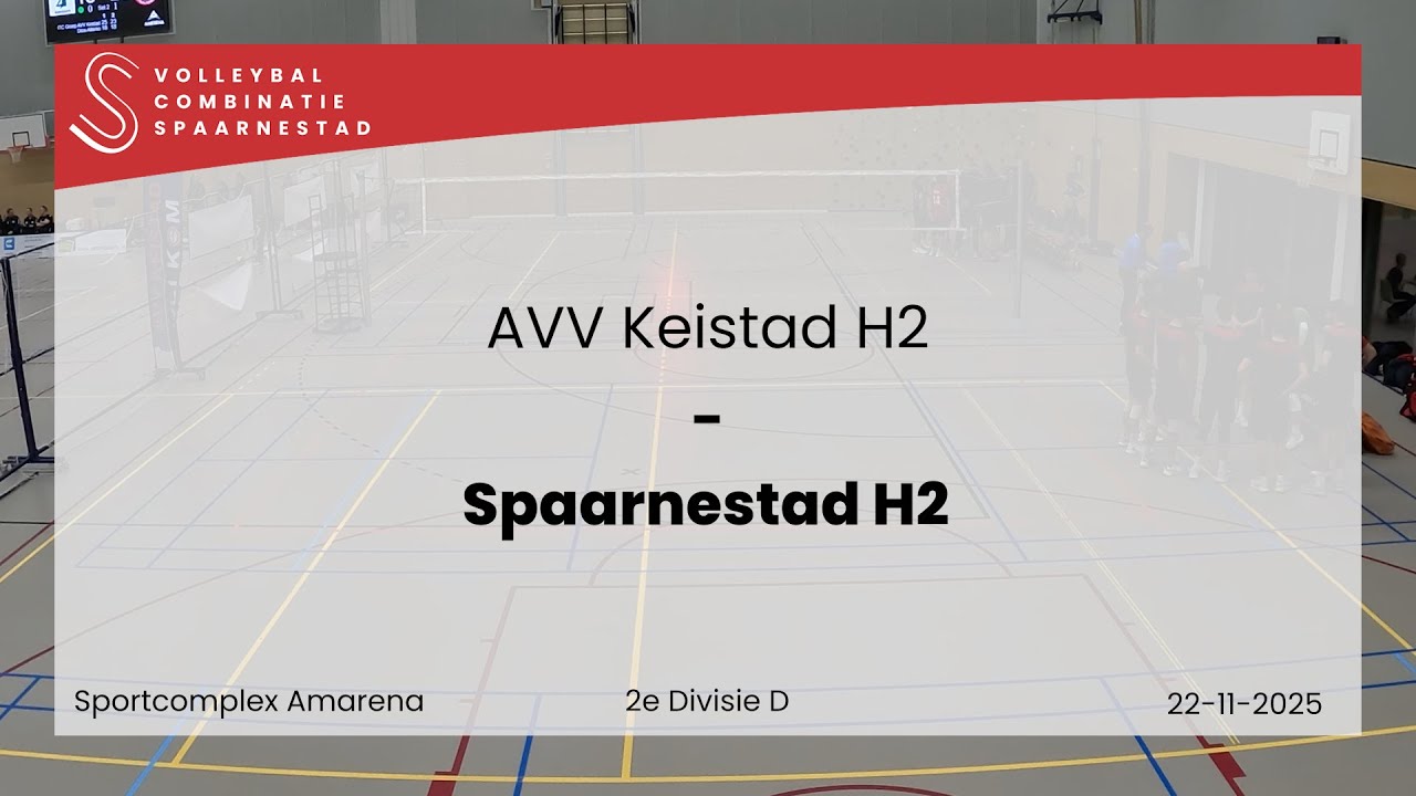 22 Nov 25 - AVV Keistad H2 vs Spaarnestad H2