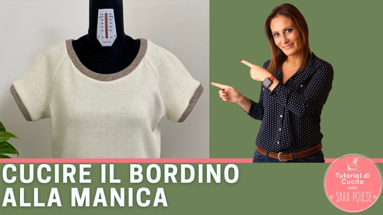 𝗖𝗨𝗖𝗜𝗥𝗘 𝗜𝗟 𝗕𝗢𝗥𝗗𝗢 𝗔𝗟𝗟𝗔 𝗠𝗔𝗡𝗜𝗖𝗔 in sartoria con Sara Poiese