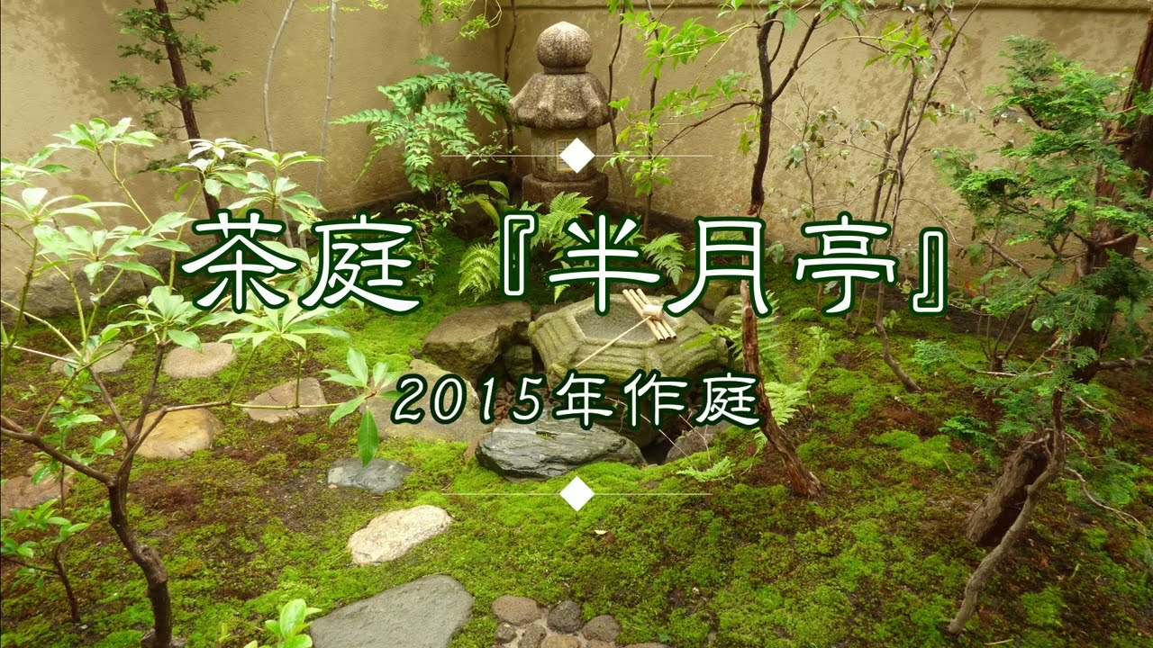 『茶庭』 群馬県太田市 赤松山林を抜けたとある山頂に佇む茶室『半月亭』周囲の山々に自生する雑木を茶庭に添えて・・・