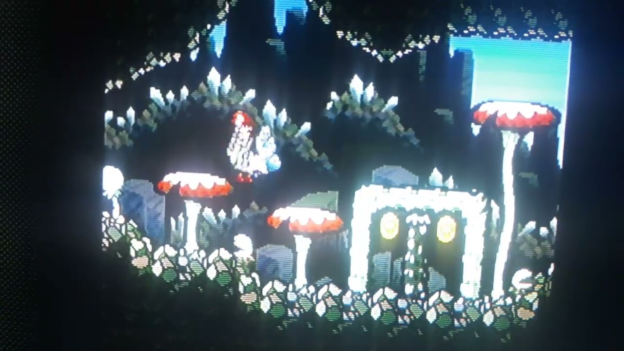 Yoshi's Island (SNES) on Panasonic CRT via Nintendo Switch 2 (S-Video, improved)