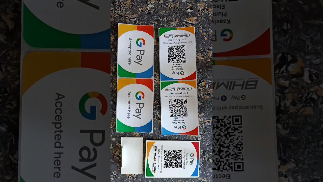 Get these UPI QR Stickers completely free for your shop. #upi #tp #tech #gpay #phonepe #tips #trick
