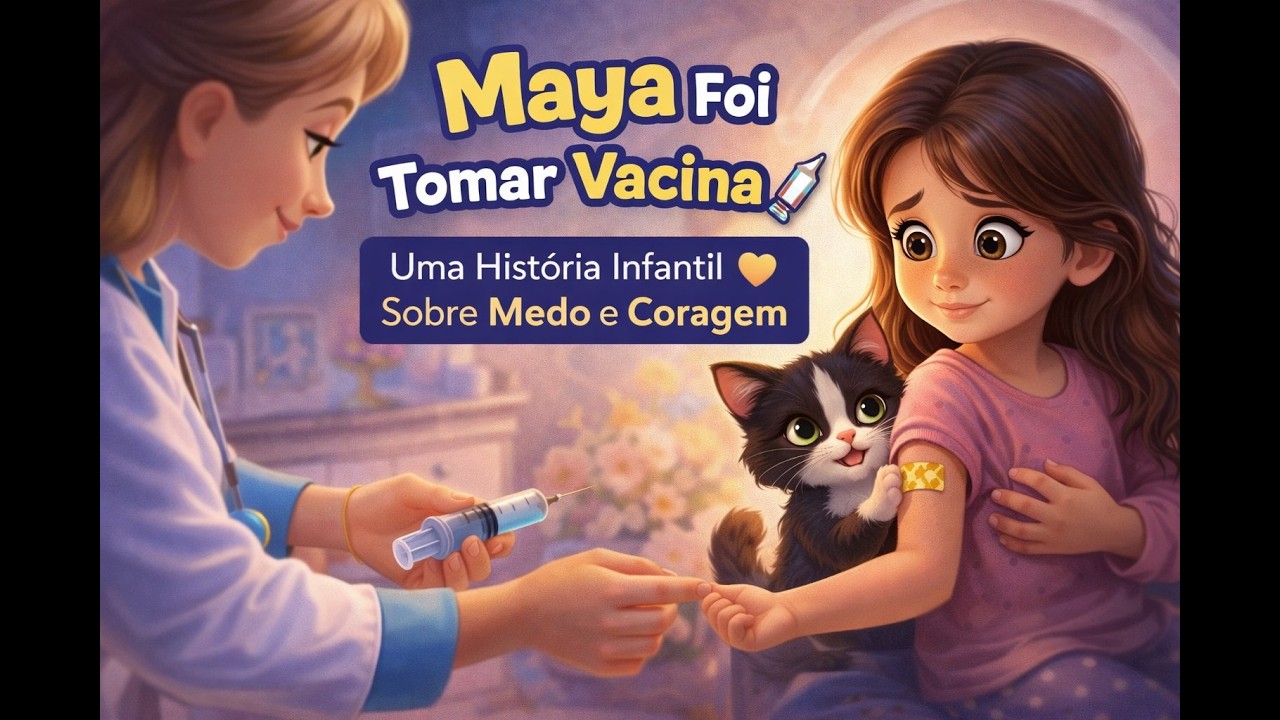 Maya Foi Tomar Vacina 💉 | Aprendendo a Superar o Medo
