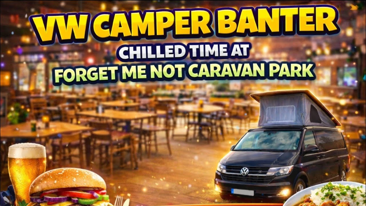 Forget me not caravan park. Northumberland. Scran, Cans & Van life + Site tour