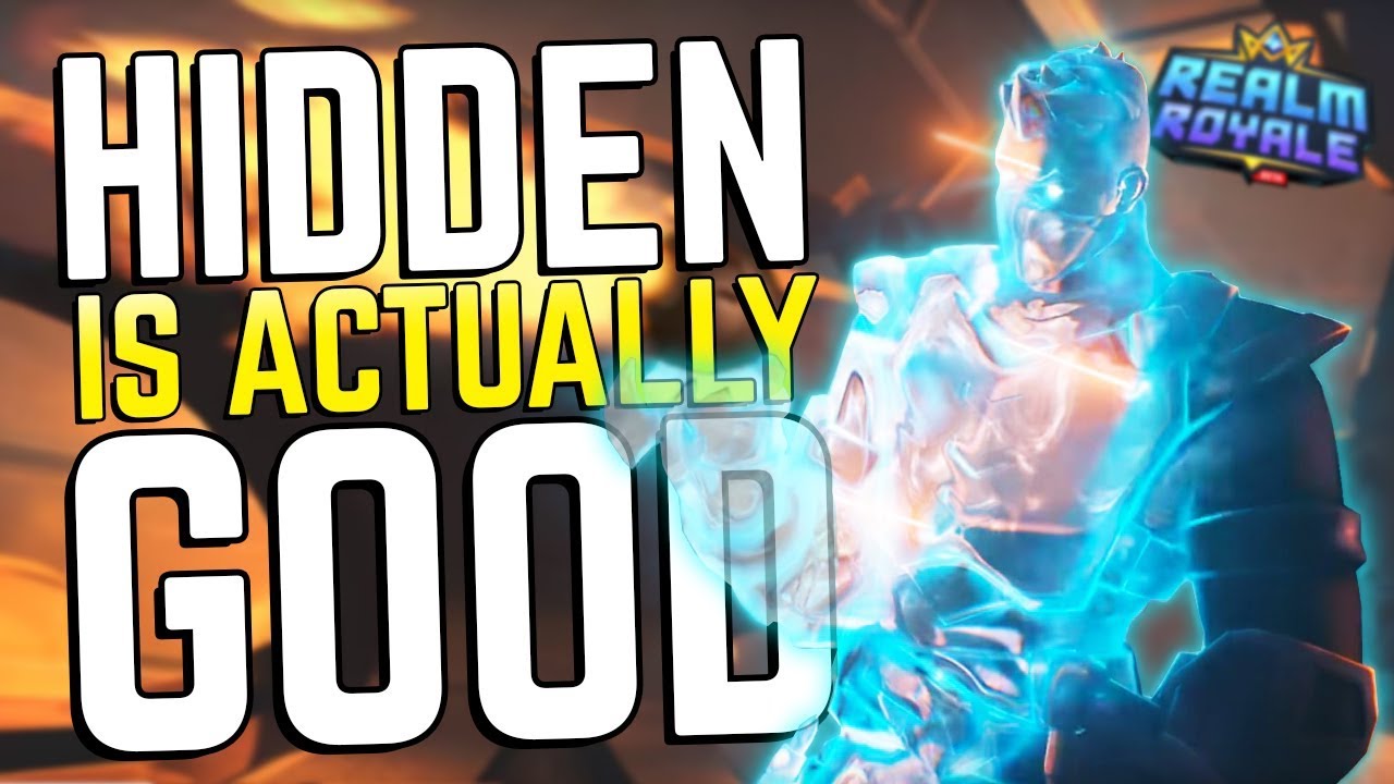 Hidden is GOOD NOW?! | Realm Royale Assassin Gameplay