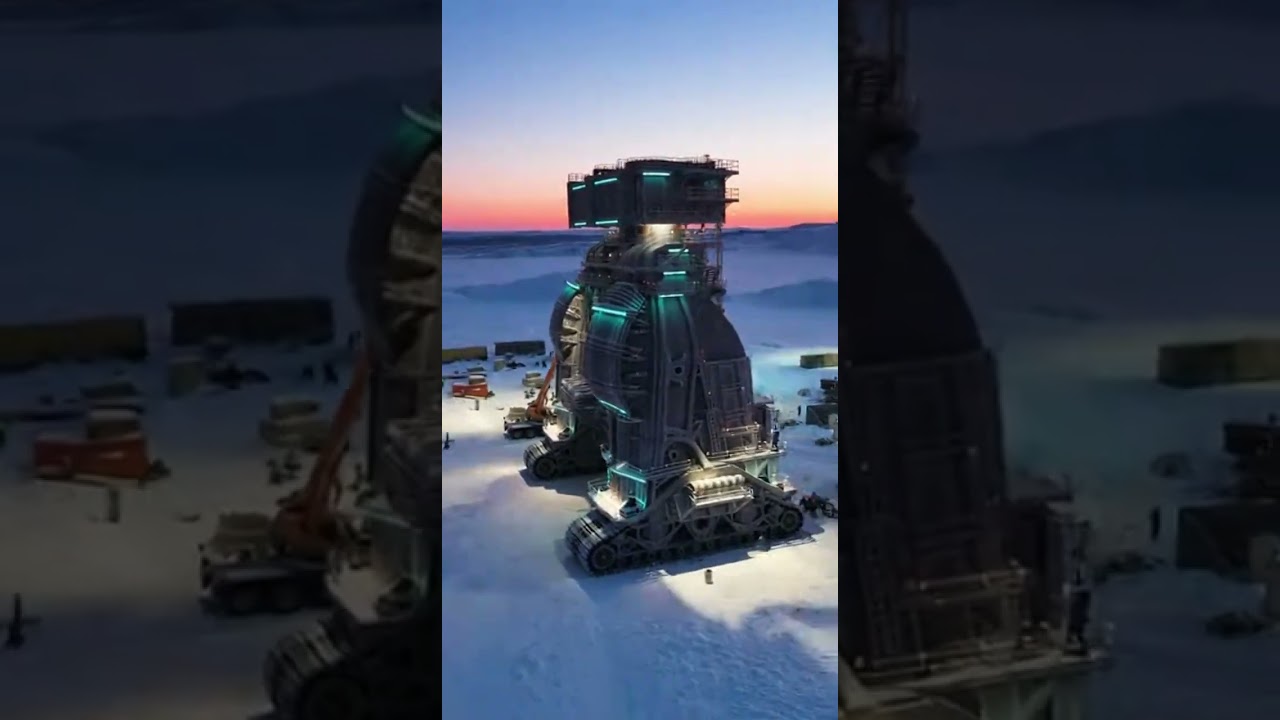 Cryogenic Ice Mining: Titans of the Polar Frontier