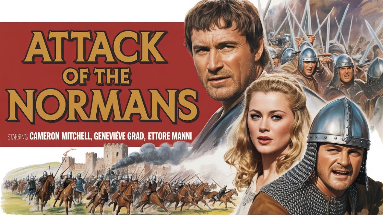 Attack of the Normans 1962 Film in English, Cameron Mitchell, Geneviève Grad, Ettore Manni