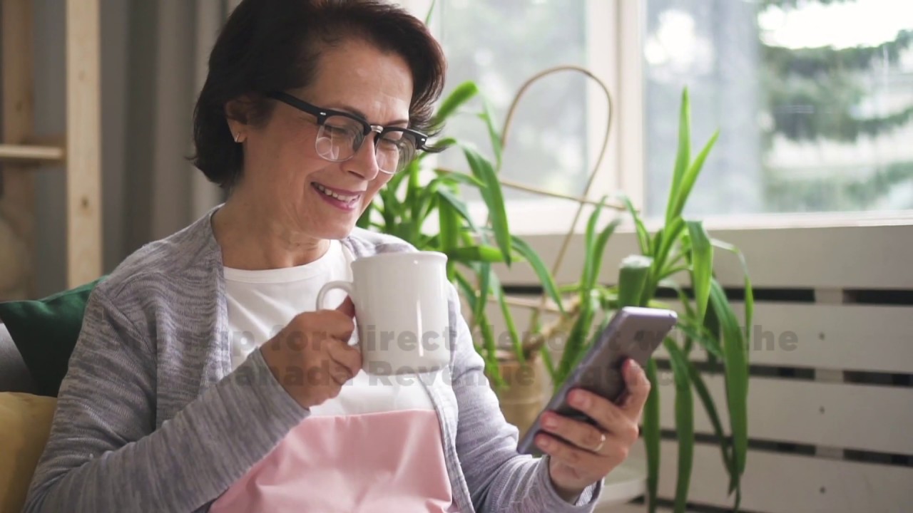 Sign up for direct deposit from the CRA on mobile