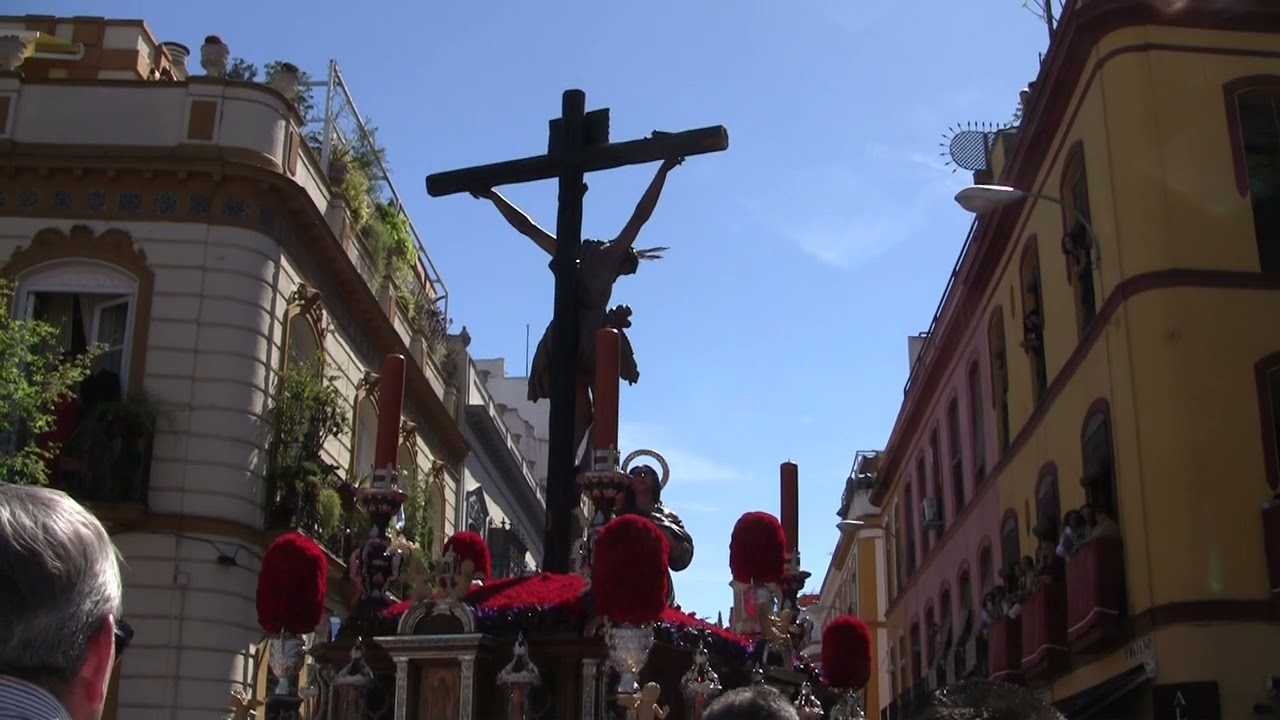 Revirá del Paso de Cristo hacia la c/Trajano #hiniesta2023 #domingoderamos #sanjulian