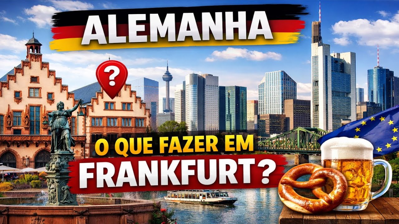 O Que Fazer em Frankfurt, Alemanha? 🇩🇪 Roteiro Completo em 1 Dia
