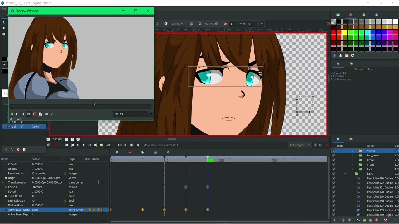 ANIME in synfig studio