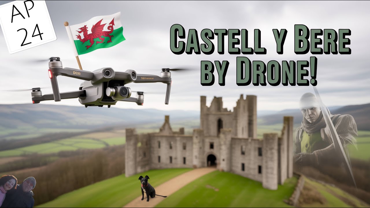 Mysterious Castle of the Last Prince of Wales. Beautiful Aerial Investigation of Castell y Bere. 