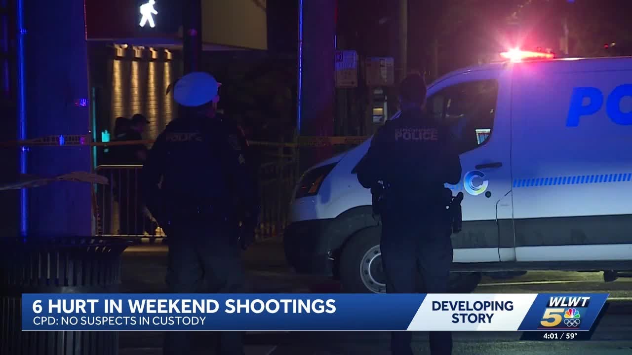 Police: 6 hurt in shootings over Halloween weekend in Cincinnati