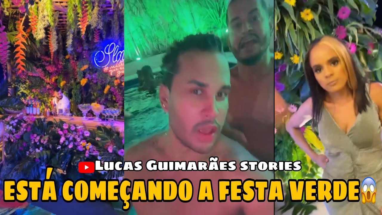 ✅JÁ ESTÁ COMEÇANDO A FESTA VERDENA CASA DA BARRA DE CARLINHOS MAIA 😱😱|Lucas Guimarães